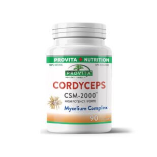 Integratore di Fungo Cordyceps in capsule, naturale supporto per energia, resistenza fisica e benessere immunitario. Ideale per sportivi e vitalità quotidiana, con estratto ad alta concentrazione per massima efficacia