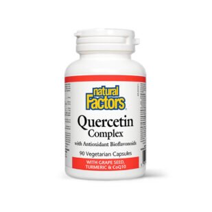 Quercetin Complex, integratore alimentare antiossidante formulato per supportare il sistema immunitario, ridurre le allergie stagionali e combattere l'infiammazione