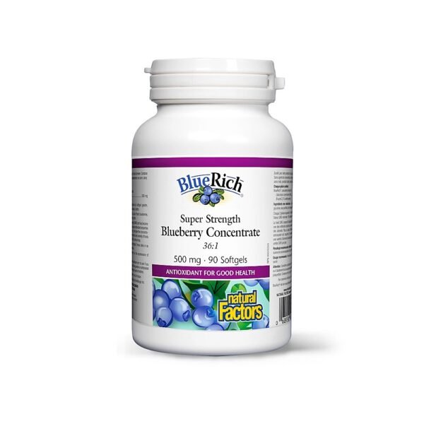 Concentrato di mirtilli Blue Rich ricco di antociani e antiossidanti naturali