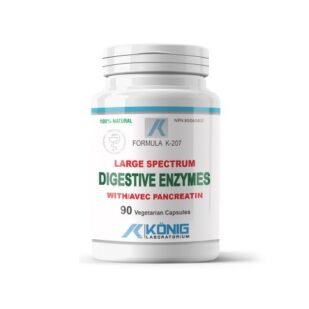 Confezione di integratore Enzimi Digestivi a Largo Spettro, supporto completo per una digestione ottimale di proteine, carboidrati e grassi.