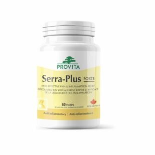 Integratore naturale SERRA-PLUS Serrapeptasi 120.000 UI – 60 capsule gastroresistenti ad azione antinfiammatoria e drenante
