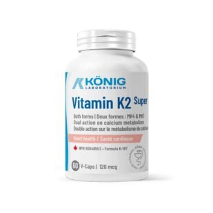 Confezione di integratore Vitamina K2 con MK4 e MK7, per ossa forti e circolazione sana