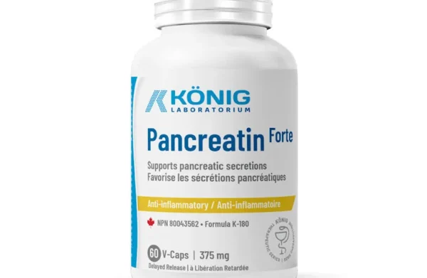 Pancreatin Forte integratore con enzimi pancreatici naturali per favorire la digestione e ridurre gonfiore addominale