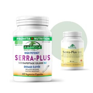 Serra-Plus Serrapeptasi: enzima naturale con proprietà antinfiammatorie, supporto per la salute articolare, il benessere cardiovascolare e il sistema immunitario, favorendo la riduzione di infiammazioni e dolori