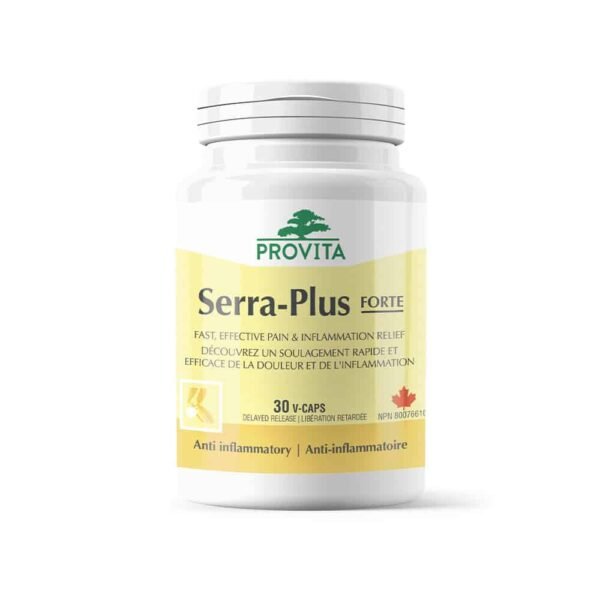 SERRA-PLUS Serrapeptasi 120.000 UI – integratore naturale in capsule gastroresistenti per infiammazioni e salute sistemica