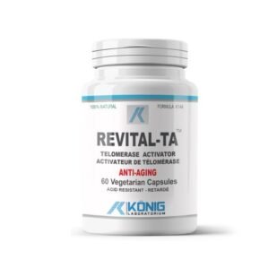 Integratore REVITAL-TA Anti Aging in confezione, formulato per supportare la salute della pelle e contrastare i segni dell’invecchiamento