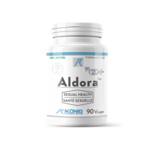 Confezione di Aldora, stimolante sessuale naturale per supportare la performance e il benessere intimo