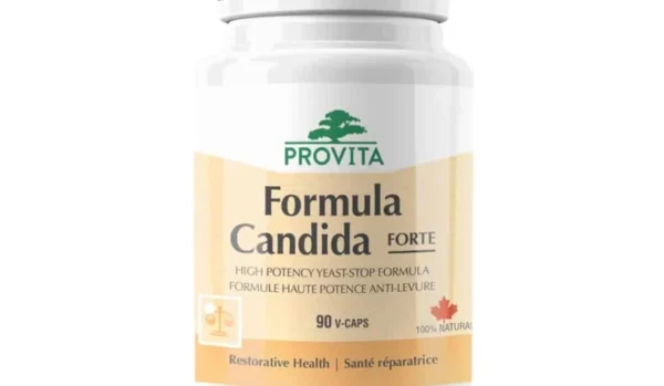 Formula Candida Forte integratore naturale con probiotici ed estratti vegetali per combattere la Candida e riequilibrare la flora intestinale