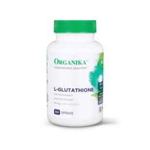 Confezione di integratore L-Glutatione Ridotto, antiossidante naturale per supporto immunitario e protezione cellulare.