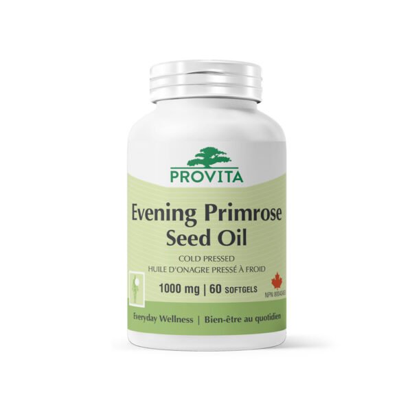 Olio di Enotera Canadese Omega 6 – Integratore naturale per il benessere della pelle, equilibrio ormonale e salute cardiovascolare