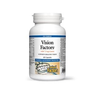 Confezione di Vision Factors, integratore con nutrienti per la vista e la protezione degli occhi