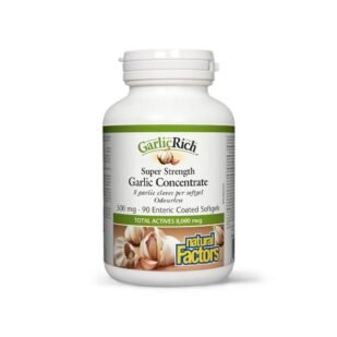 Flacone di Aglio Deodorizzato Garlic Rich per supporto cardiovascolare e benessere