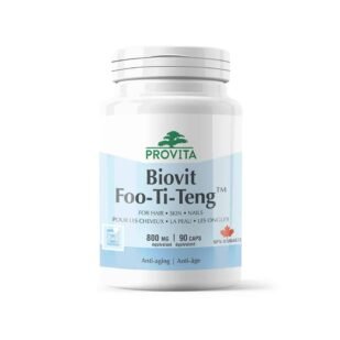Confezione di BIOVIT Fo-Ti – integratore a base di He Shou Wu (Teng) per vitalità e supporto anti-invecchiamento
