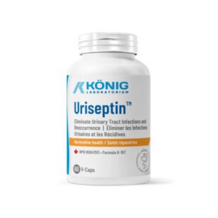 Confezione di Uriseptin, integratore per il benessere delle vie urinarie e la protezione del tratto urinario