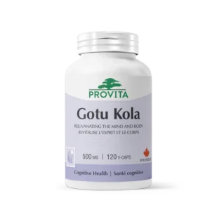 Confezione di integratore Gotu Kola – Centella Asiatica, supporto naturale per microcircolazione, memoria e salute della pelle.