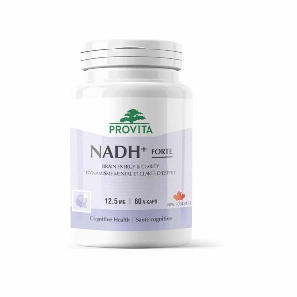 NADH+ Con Coenzima Q10 ad alta biodisponibilità per energia cellulare, supporto mentale e benessere generale
