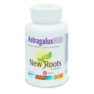 Confezione di integratore Astragalus 8000 a base di estratto di astragalo, per il sostegno del sistema immunitario e dell’energia naturale.