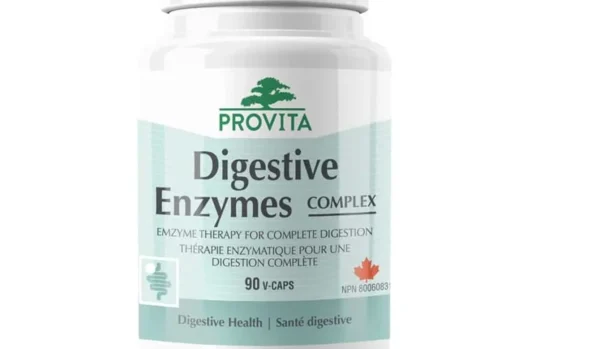 Flacone Enzimi Digestivi Complesso integratore naturale per digestione
