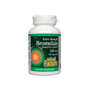 Confezione di Bromelina Forte, integratore naturale ad alta concentrazione per digestione, infiammazione e gonfiore.
