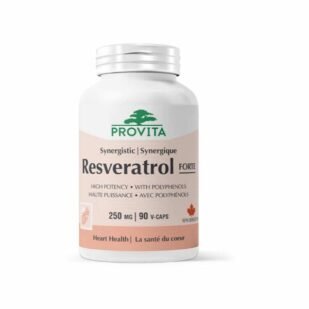 Confezione di integratore Resveratrolo Forte, ricco di antiossidanti naturali per supporto anti-age e cardiovascolare